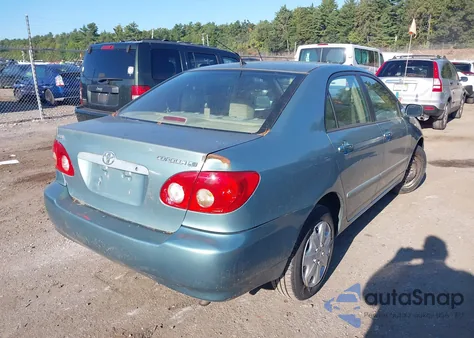 2006 Toyota Corolla Le z USA, uszkodzony, nr VIN 2T1BR32E56C629521